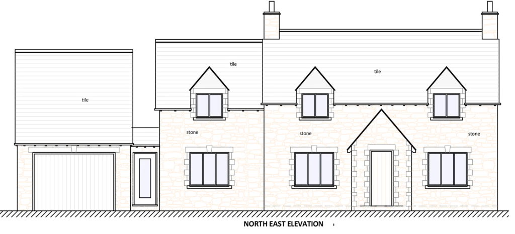 northeast elevation